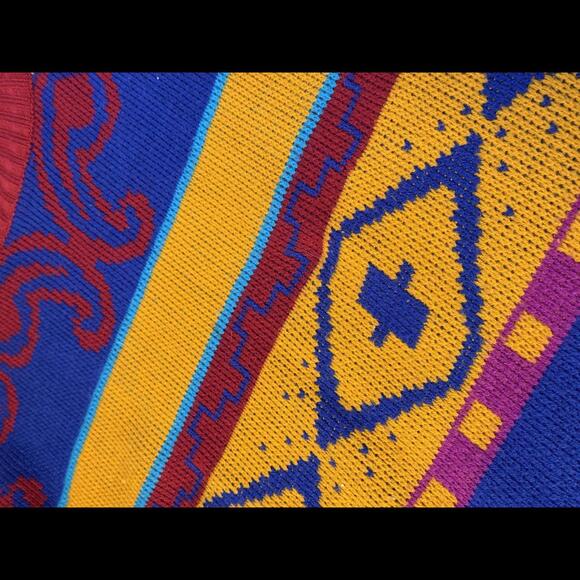 VTG 80/90’s Gitano Ma Acrylic Pattern Sweater Turtle Neck -L - Picture 3 of 3